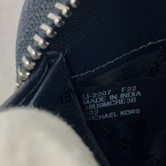 Michael Kors Cooper Greyson Wallet MK Logo Zip Around Wallet - Picture 11 of 13